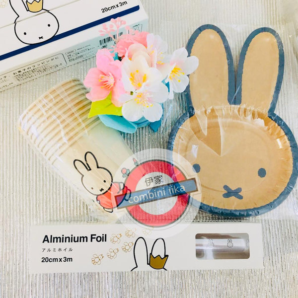 現貨 Miffy party set paper cup/ plate set/Aluminium foil set