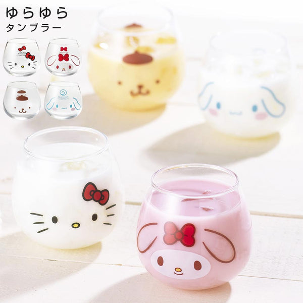 sanrio glass cup